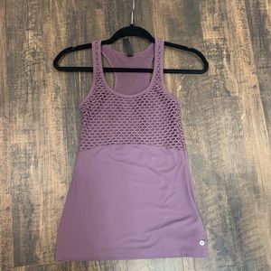Purple workout tank